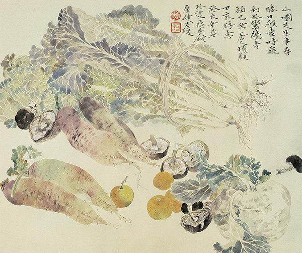 没骨画