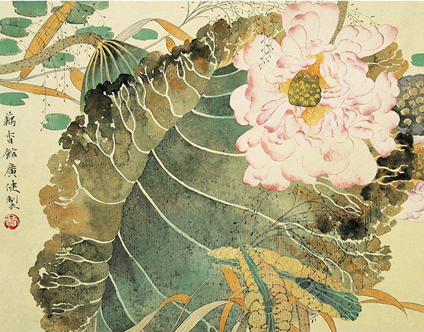 没骨画