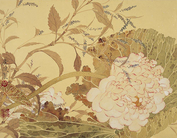 没骨画