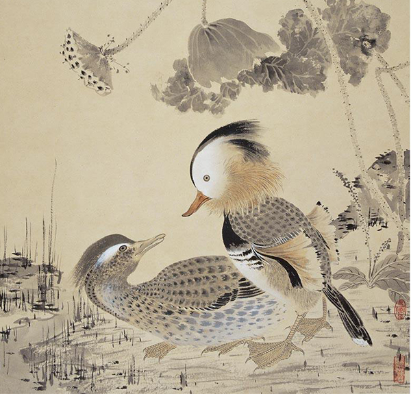 没骨画